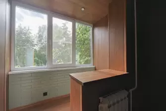 Объединение  светлого балкона с детской