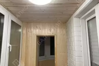 Отделка и утепление эркерного балкона