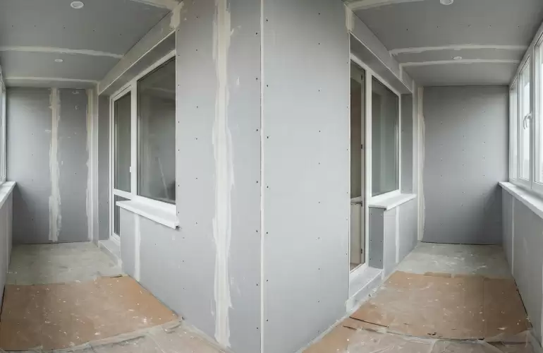 Утепление балкона под зону хранения